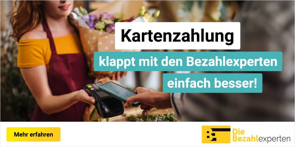 Im Bild der das Angebot von Bezahlexperten stimmungsvoll dargestellt