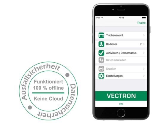 Kassen-App Vectron MobileApp