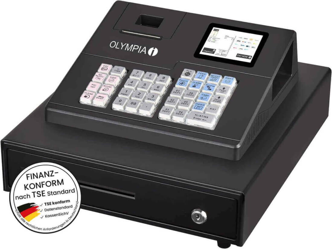 Die K110 Registrierkasse von Olympia