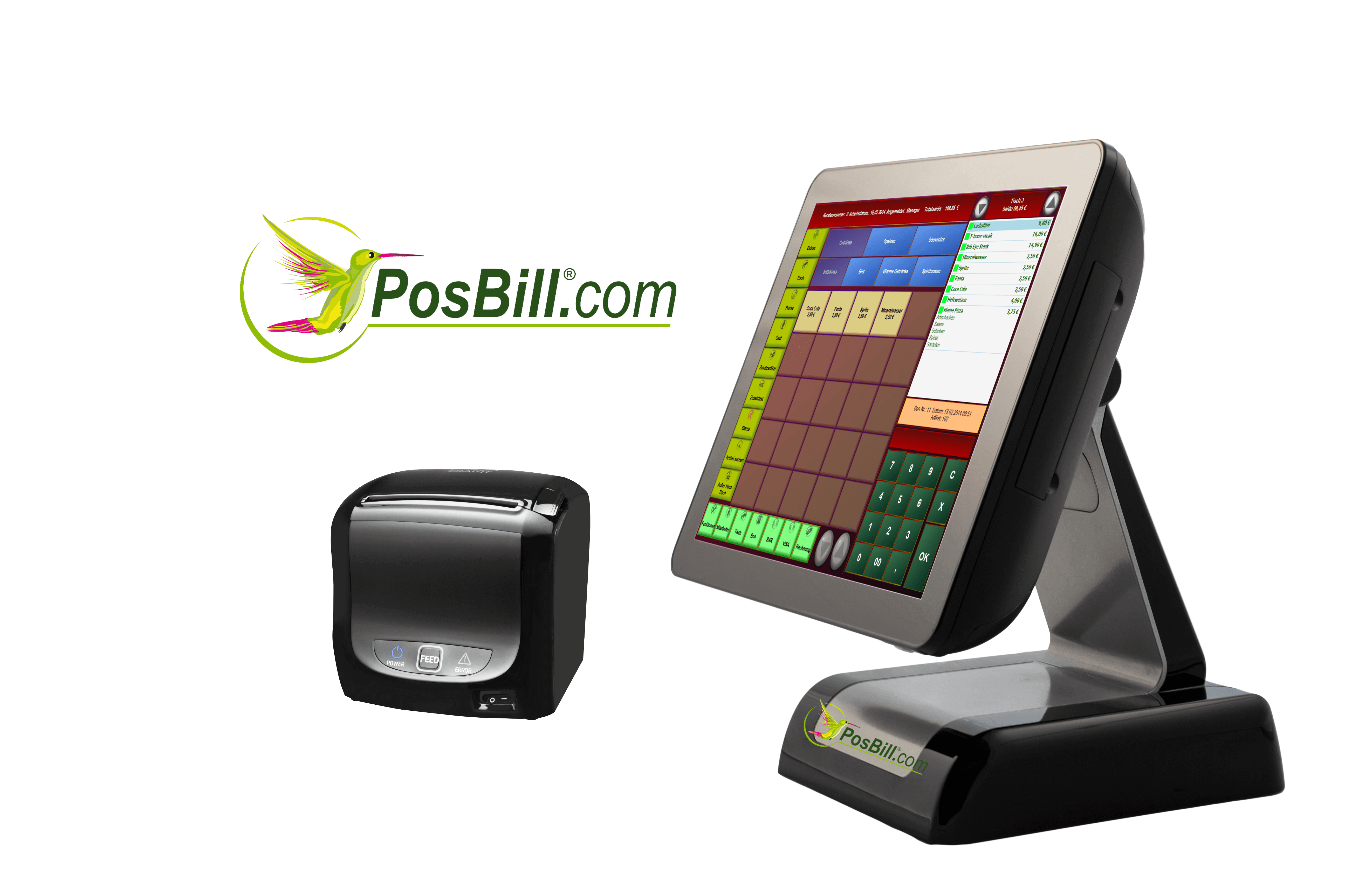 Das PosBill Kassensystem | Bild: PosBill