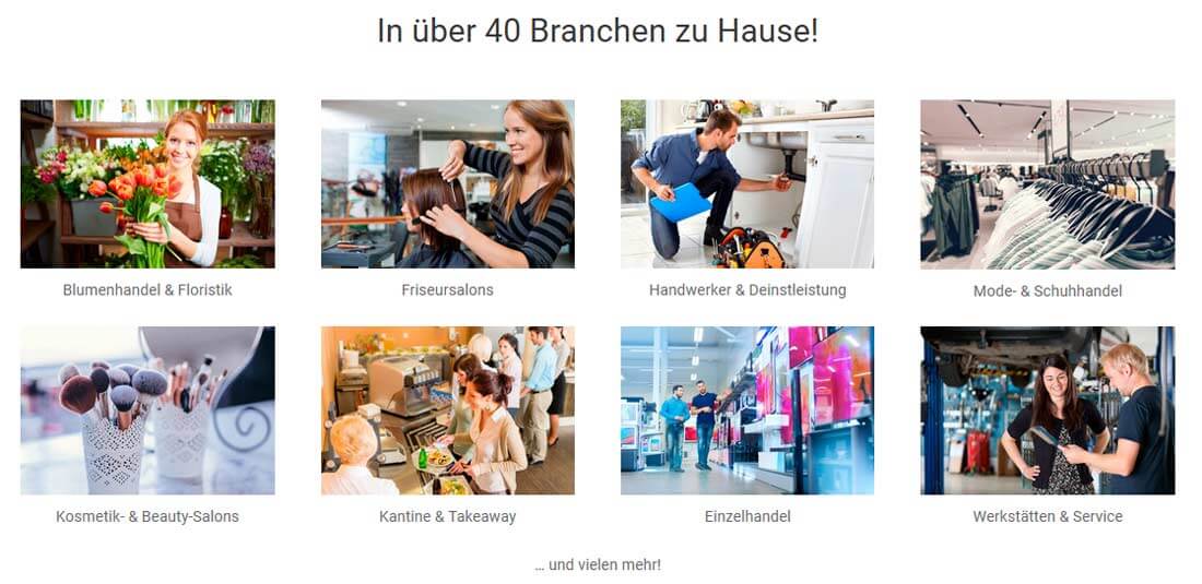 Friseure, Dienstleister, Handwerker, Einzelhandel und andere Branchen nutzen das ETRON-Kassensystem