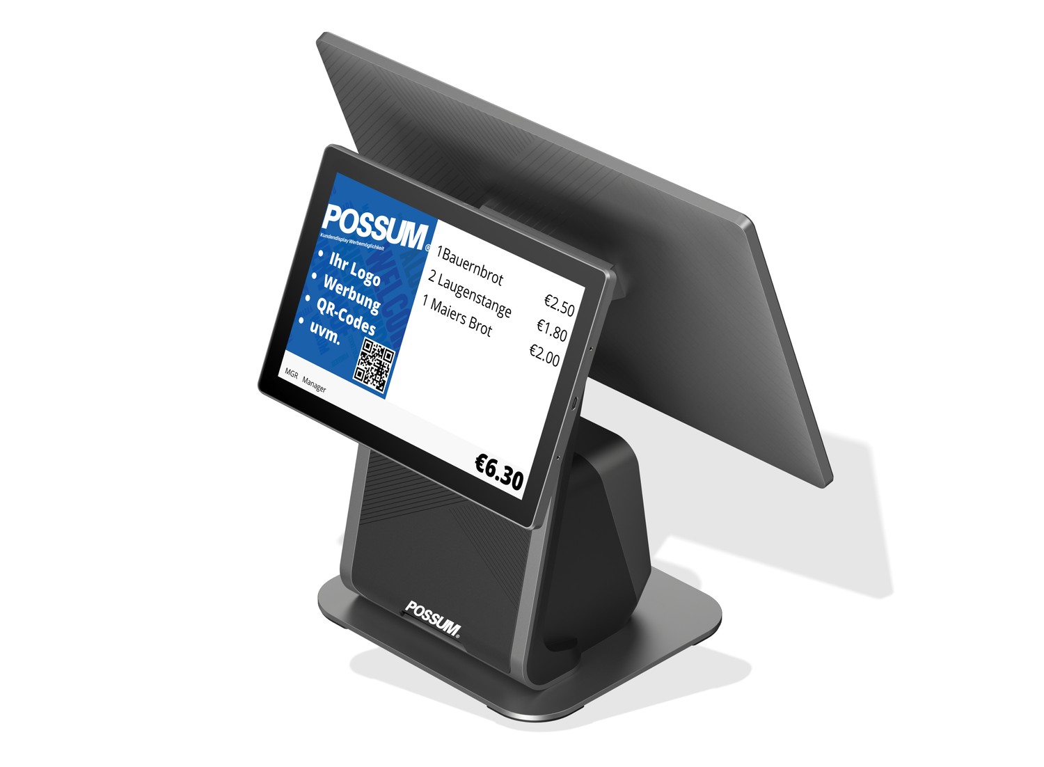 POSSUM Kassensystem mit Kundendisplay