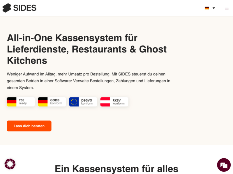 SIDES Kassensystem