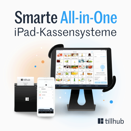im bild die hardware von tillhub und preisinformationen