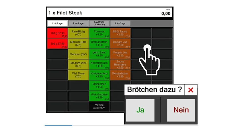 Ein Beispiel für die Kassensoftware von Hypersoft. (Bild: Hypersoft)