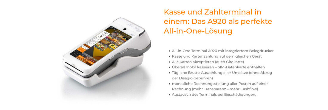 Seitenansicht des speedy A920