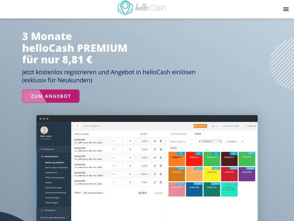 helloCash Kassensystem
